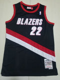 Portland Trail Blazers #22 Clyde Drexler Trail Blazers 22 Retro Black s-xxl Style 2