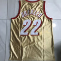 Portland Trail Blazers #22 Drexler 1991-92 authentic jersey gold Style 1