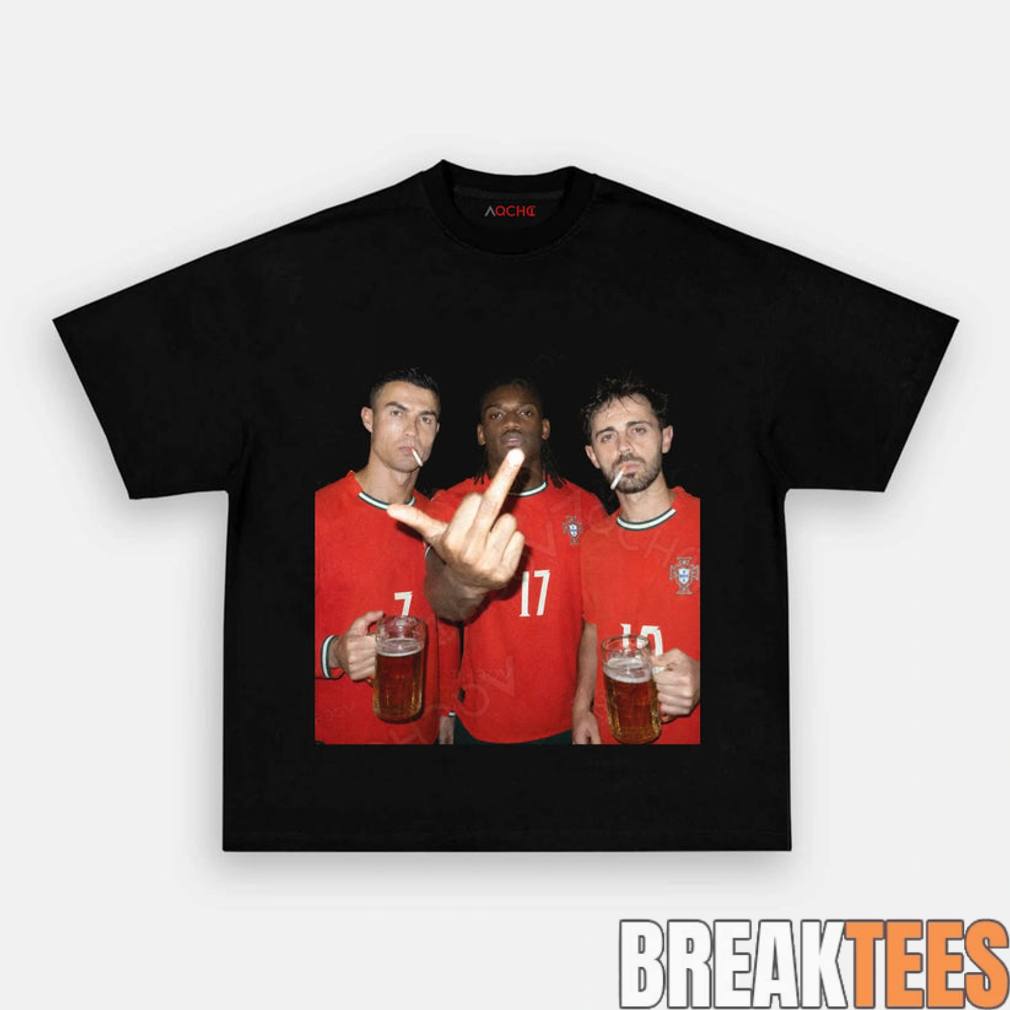 Portugal Rafael Leão & Ronaldo & Bernado Style Shirt