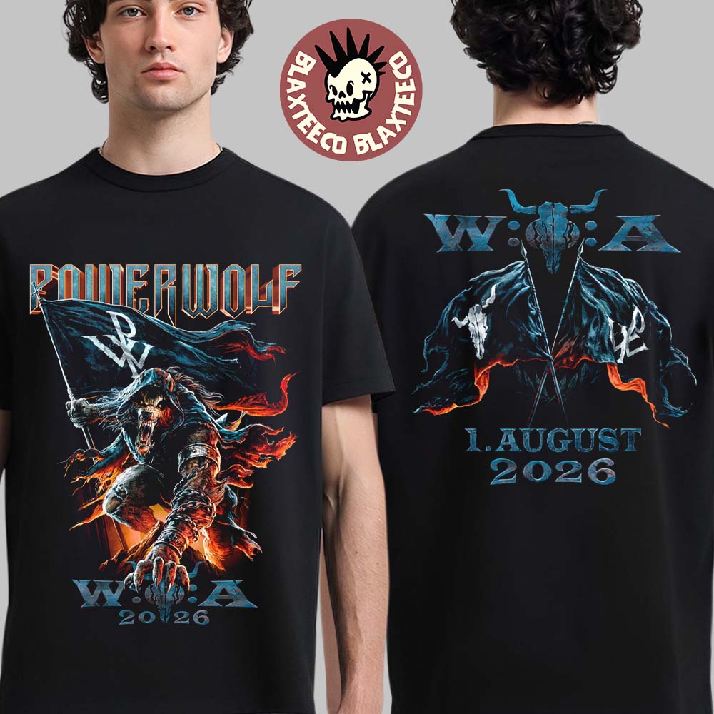 Powerwolf Wacken Open Air 2026 Festival Merch Wacken Germany 1 August 2026 T-Shirt