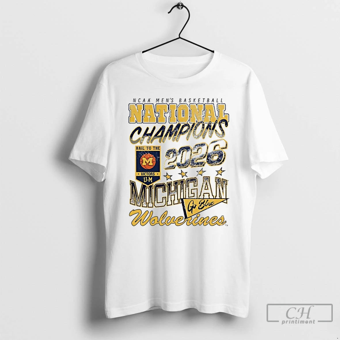 Premium 2026 Mens Basketball National Champions Michigan Wolverines Go Blue