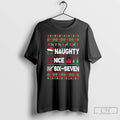 Premium 6 7 Meme Nice Naughty 67 Ugly Christmas