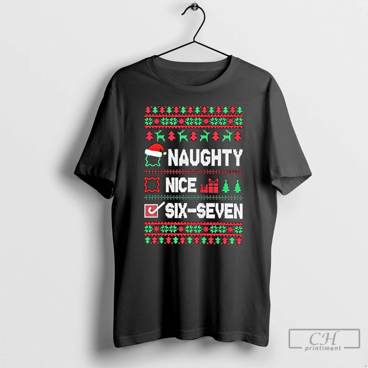 Premium 6 7 Meme Nice Naughty 67 Ugly Christmas