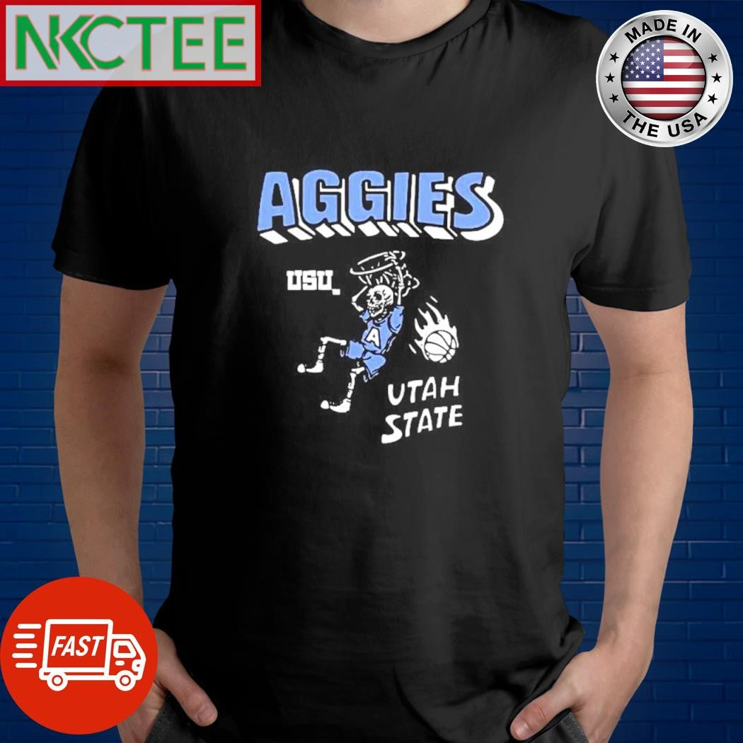 Premium Aggies Usu – Skeleton Ball shirt