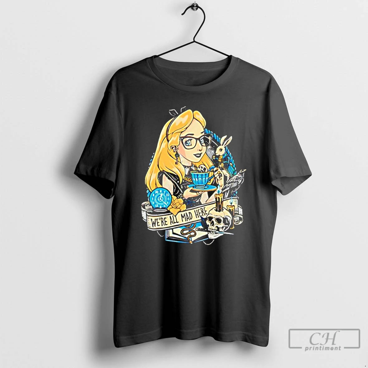Premium Alice Were All Mad Here Cartoon