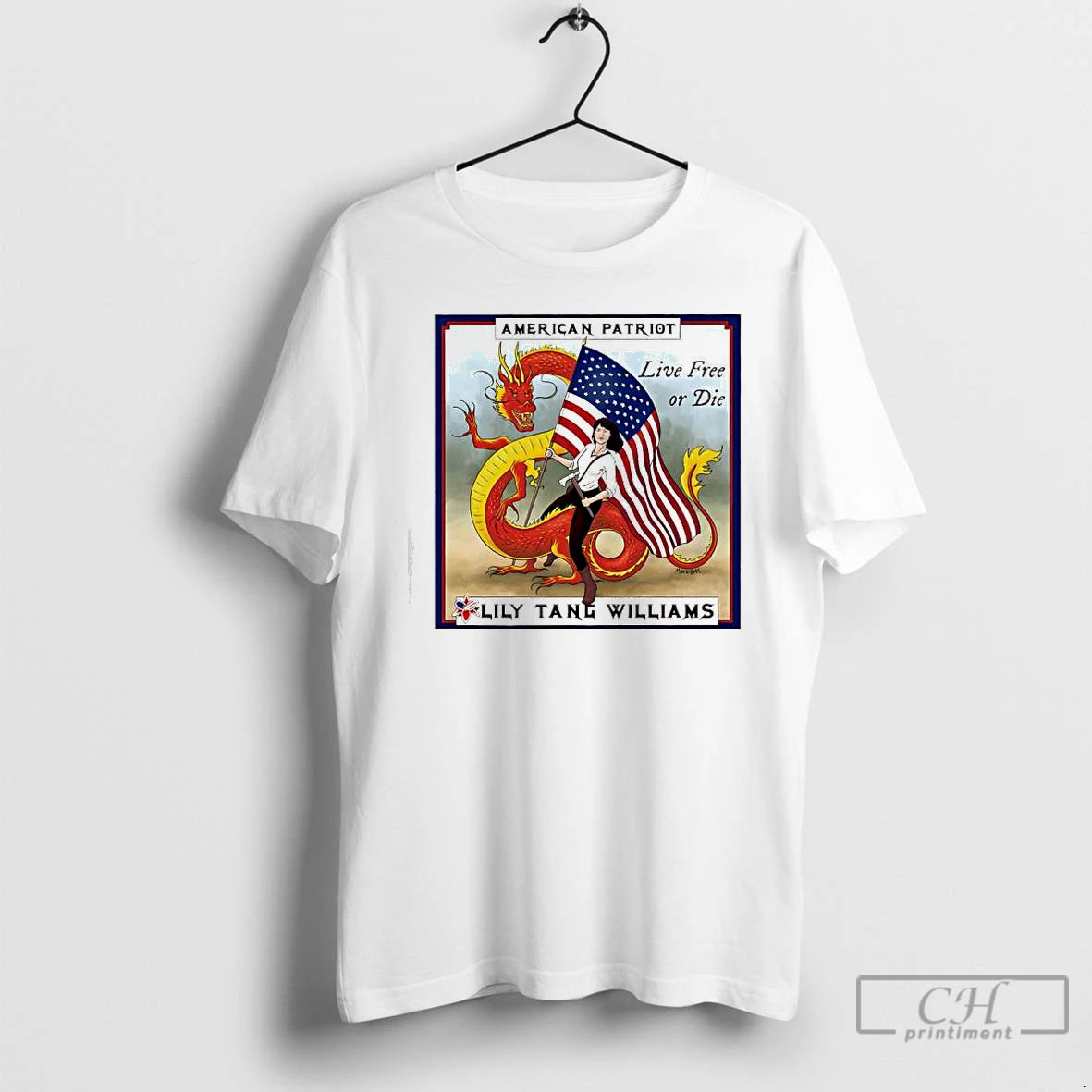 Premium American Patriot Lily Tang Williams Live Free Or Die