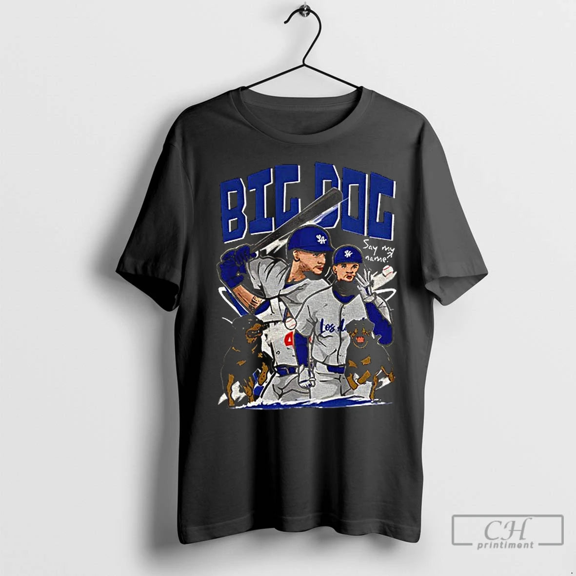 Premium Andy Pages Los Angeles Dodgers The Big Dog Graphic Cartoon