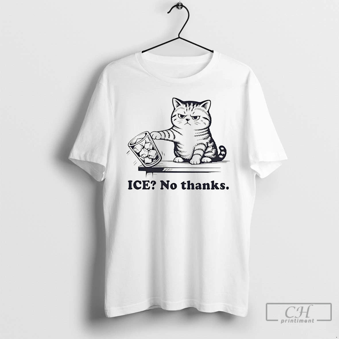 Premium Anti Ice Grumpy Cat Quote Ice No Thanks
