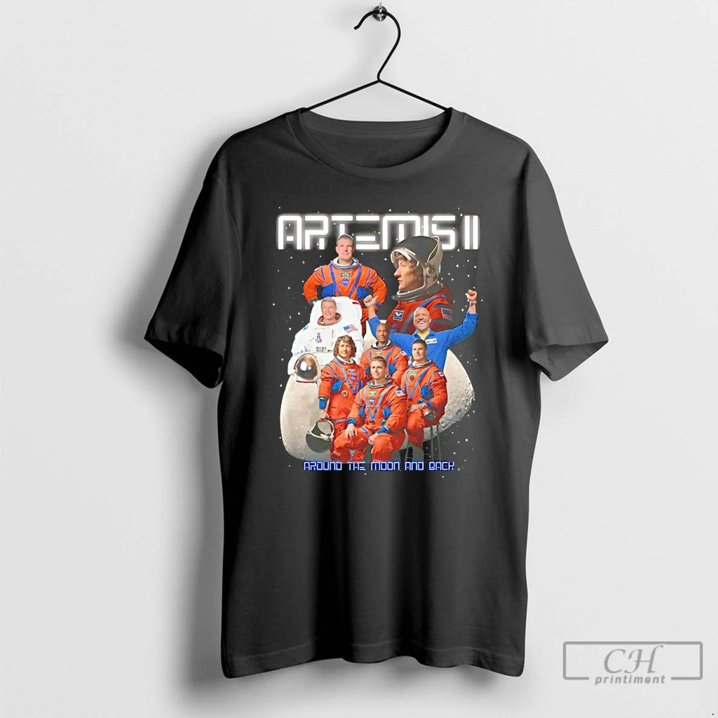 Premium Artemis Ii Around The Moon And Each