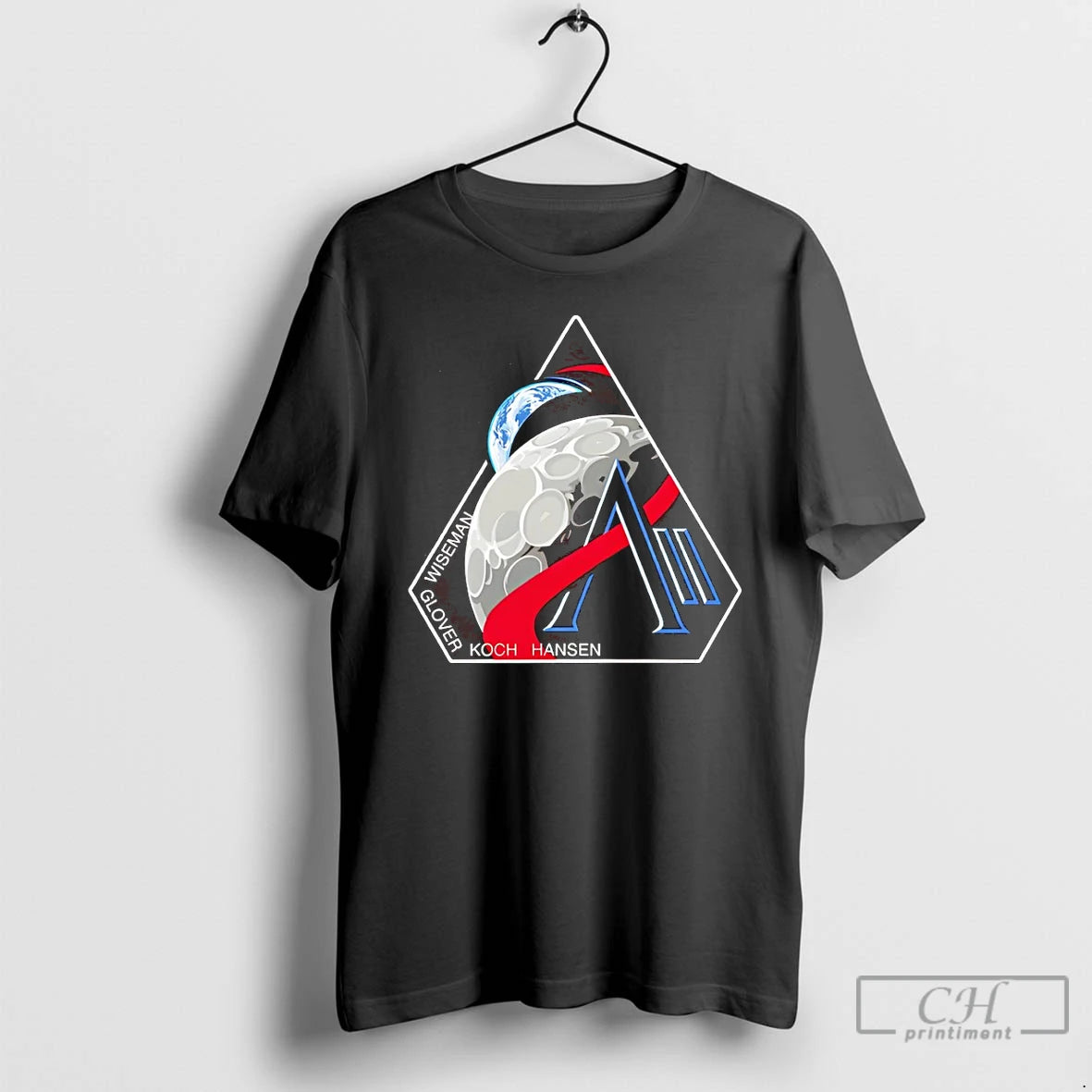 Premium Artemis Ii Mission Patch Nasa Moon Mission Glover Wiseman Koch Hansen T Shirts Sweater
