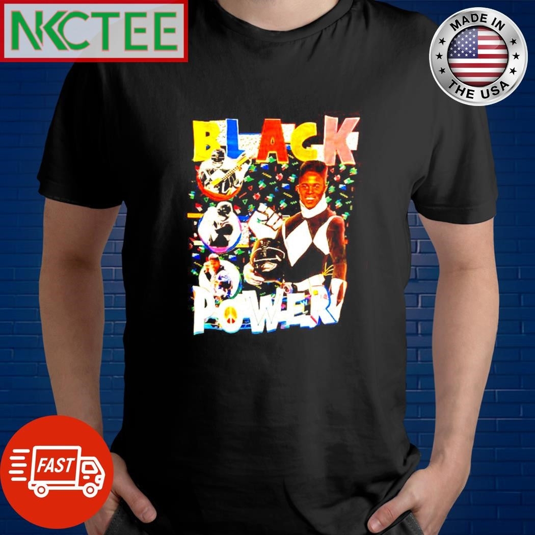 Premium Black Power Ranger Zack Taylor shirt