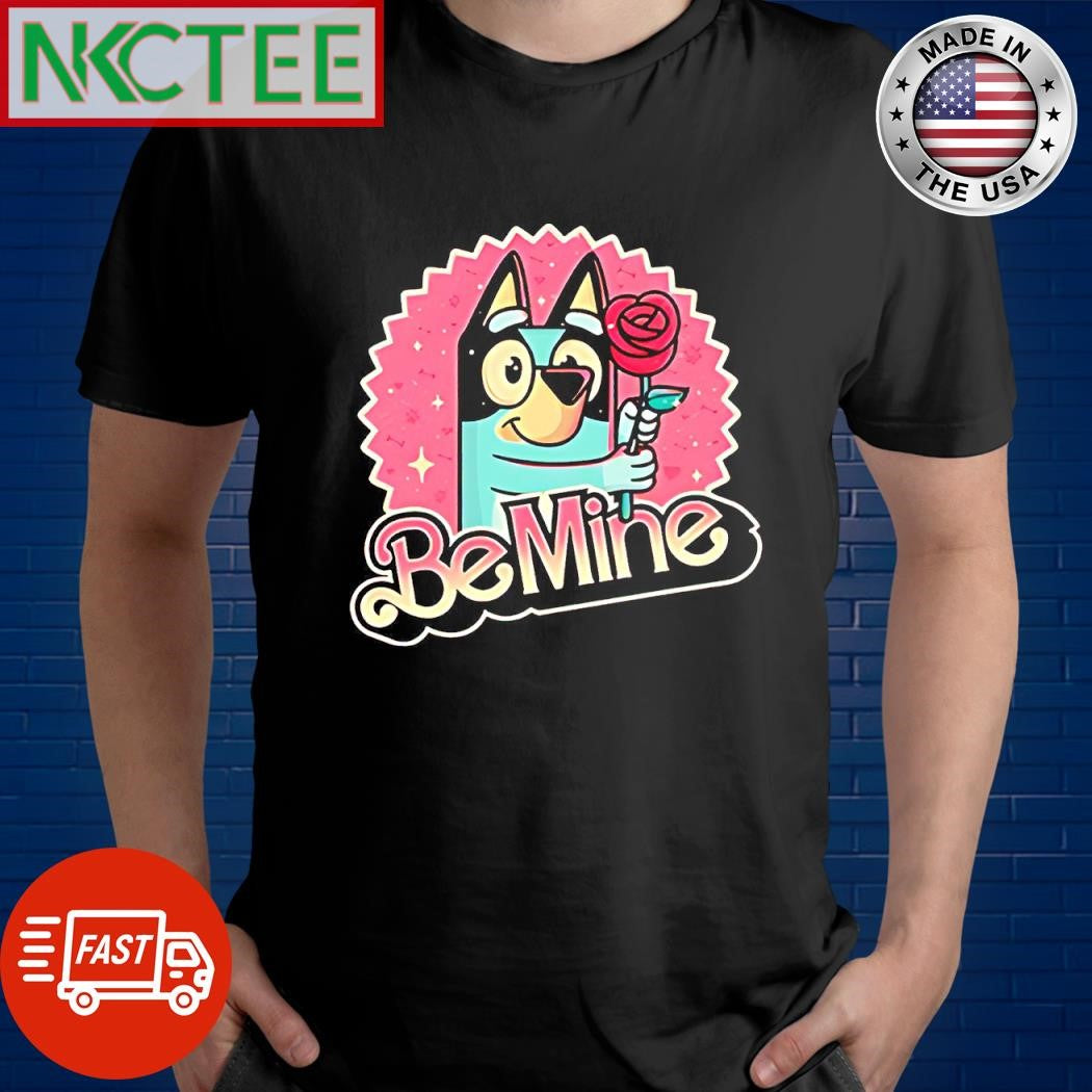 Premium Bluey Be Mine rose shirt