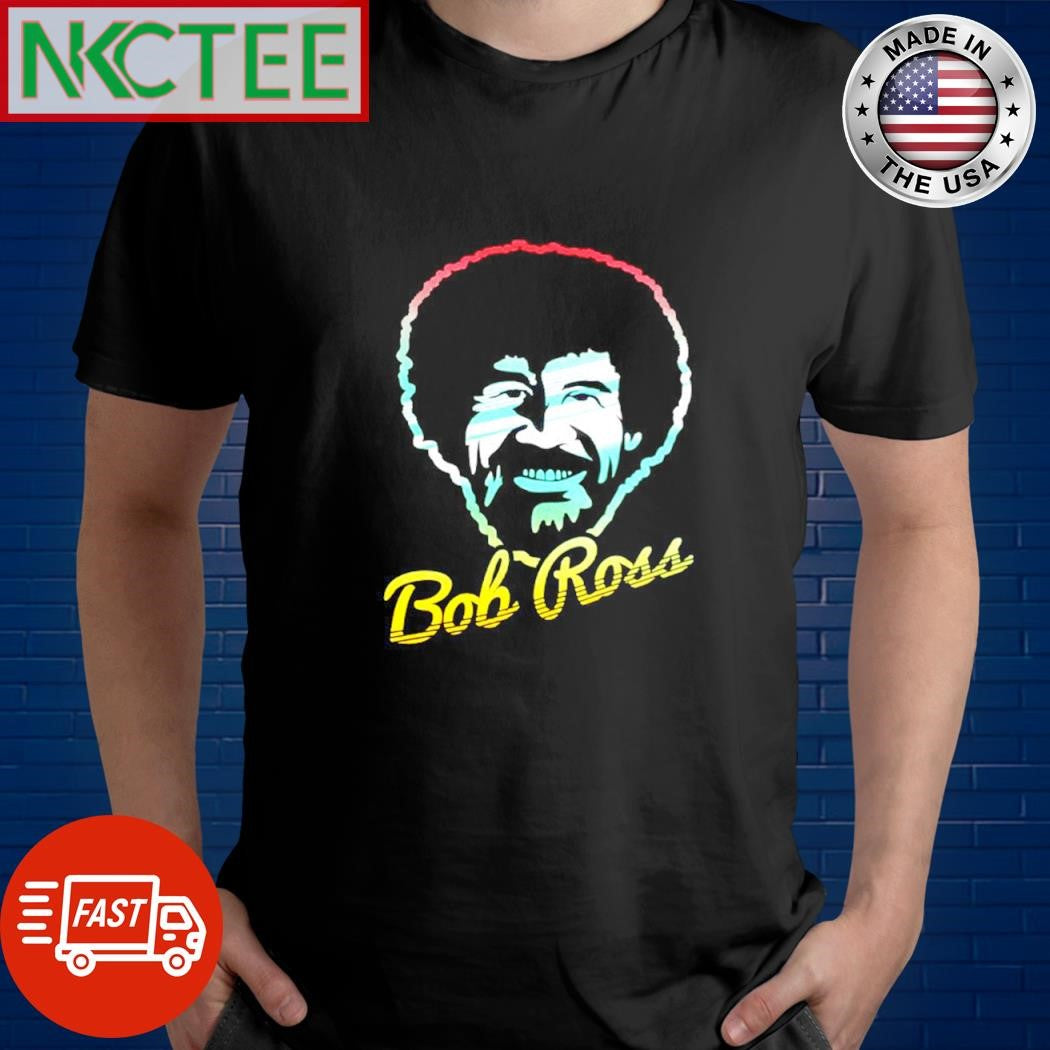 Premium Bob Ross graphic retro shirt