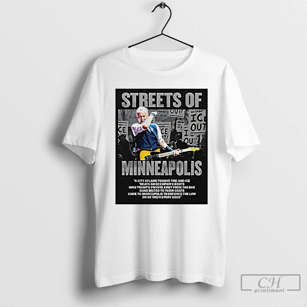 Premium Bruce Springsteen Streets Of Minneapolis Anti Ice