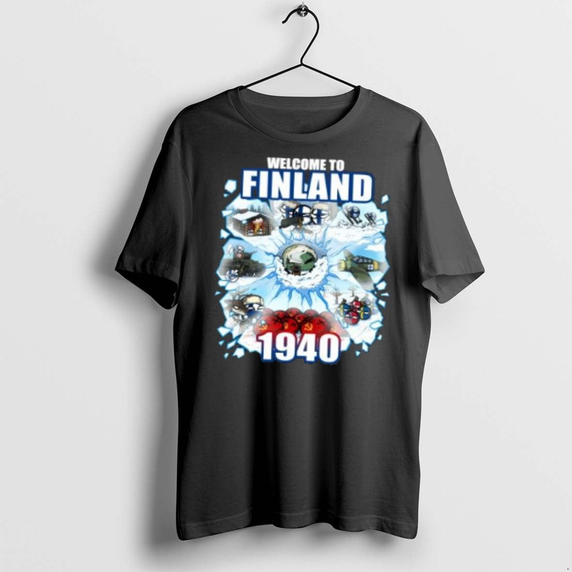 Premium Callmeezekiel Welcome To Finland 1940 T Shirts