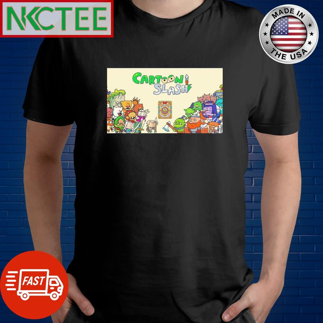 Premium Cartoon Slash paint shirt