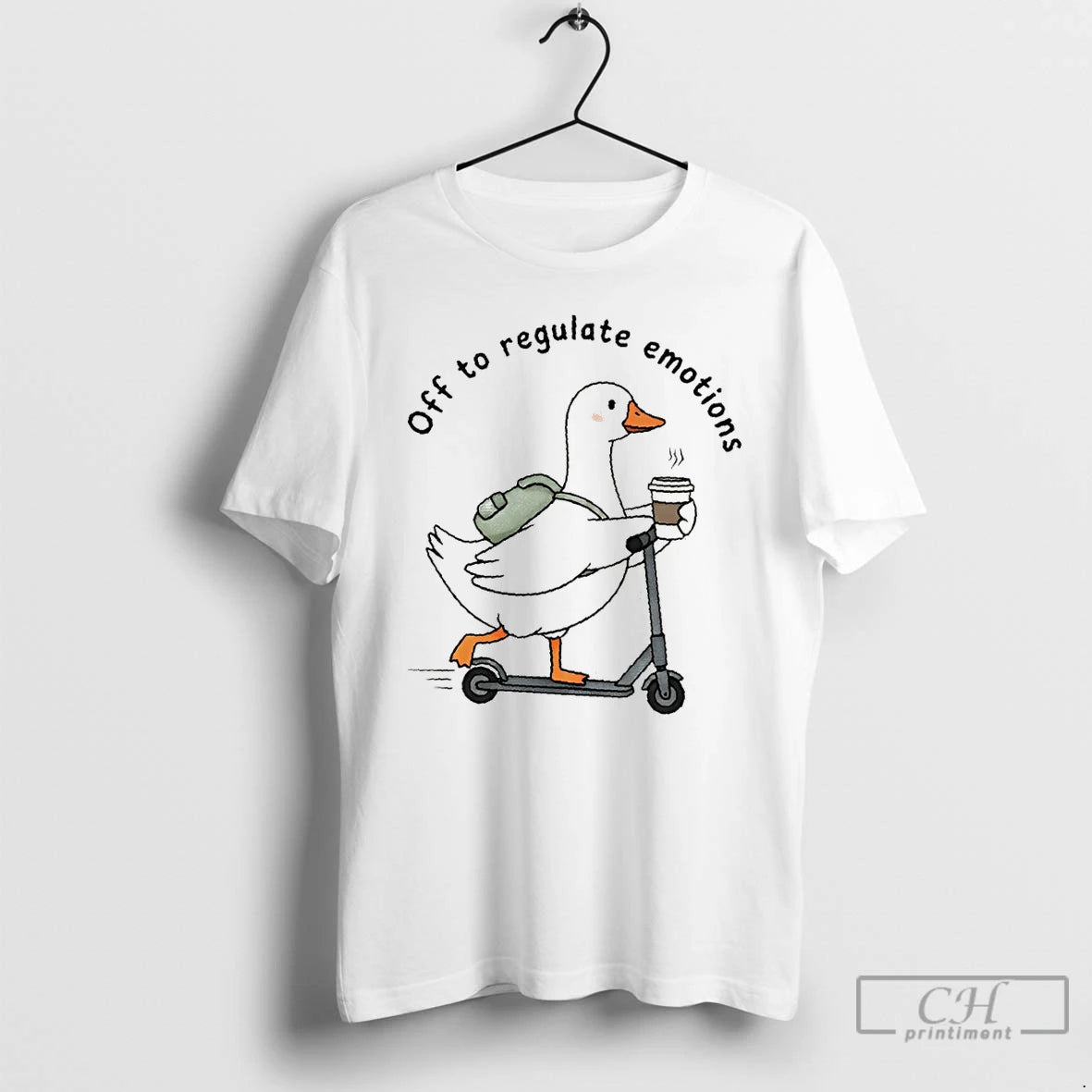Premium Cute Silly Goose Off To Regulate Emotions
