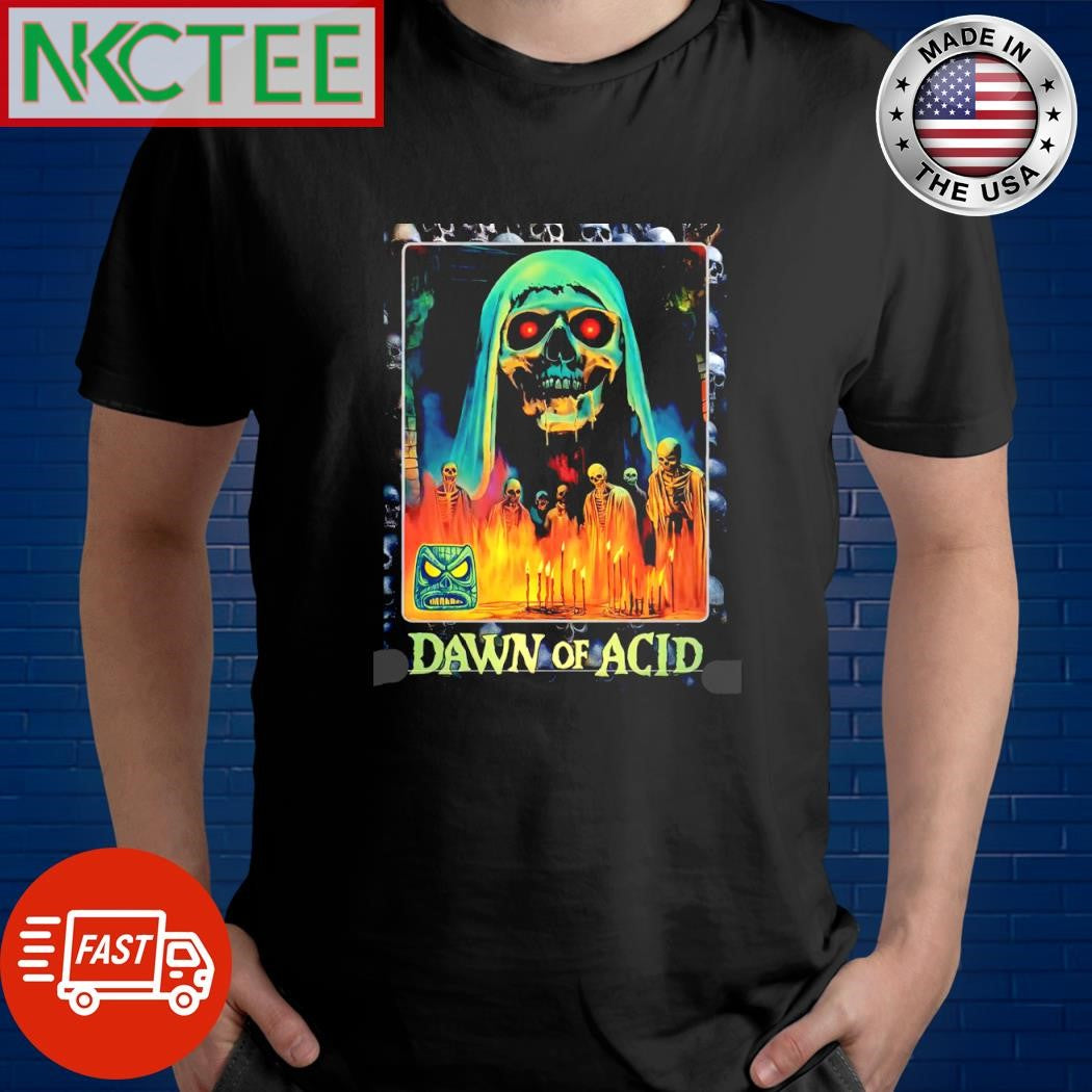 Premium Dawn of acid skeleton fire shirt