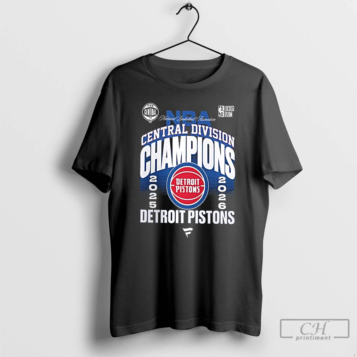 Premium Detroit Pistons 2026 Central Division Champions Locker Room
