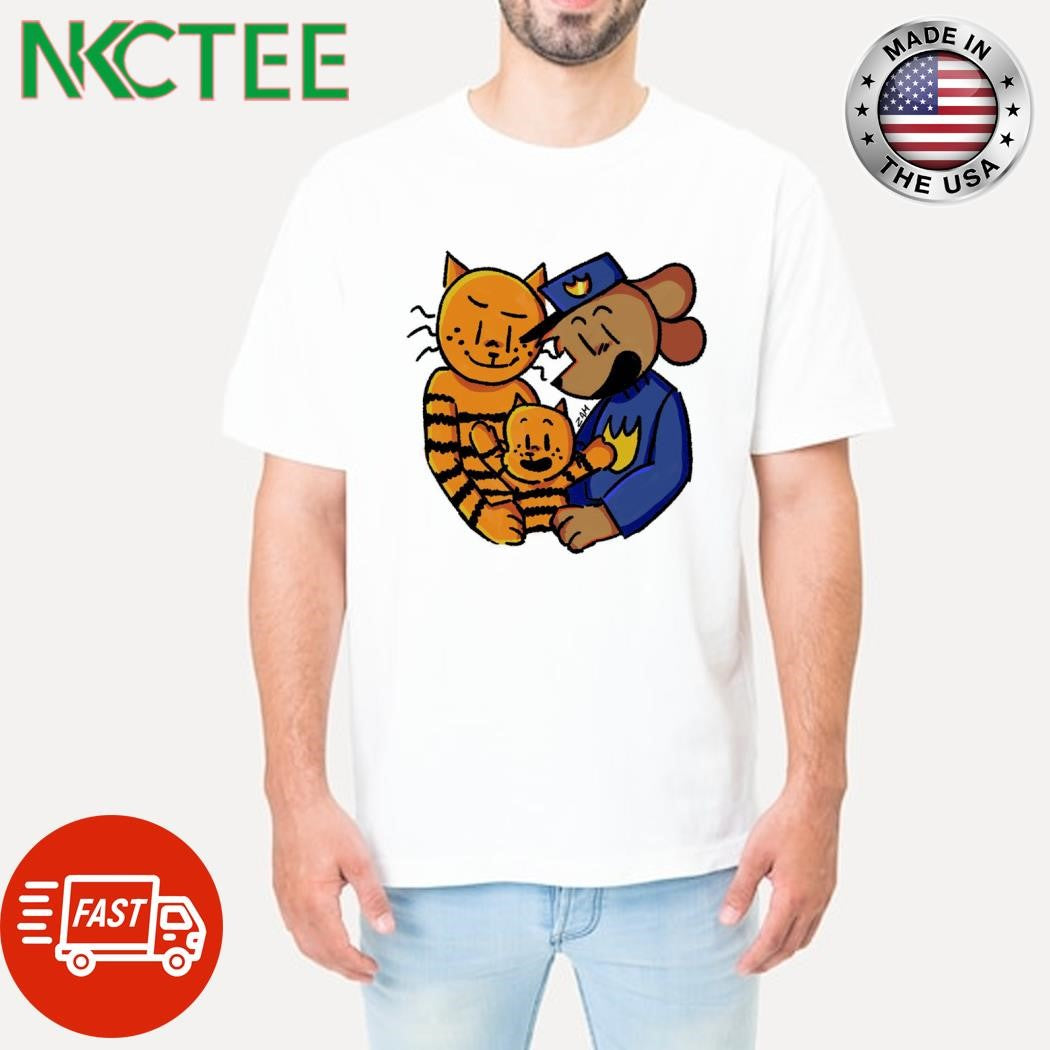 Premium Dogman family paint shirt