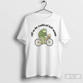 Premium Frog And Cat On Bicycle Resistance Off To Be Radical Left Scum T Shirts