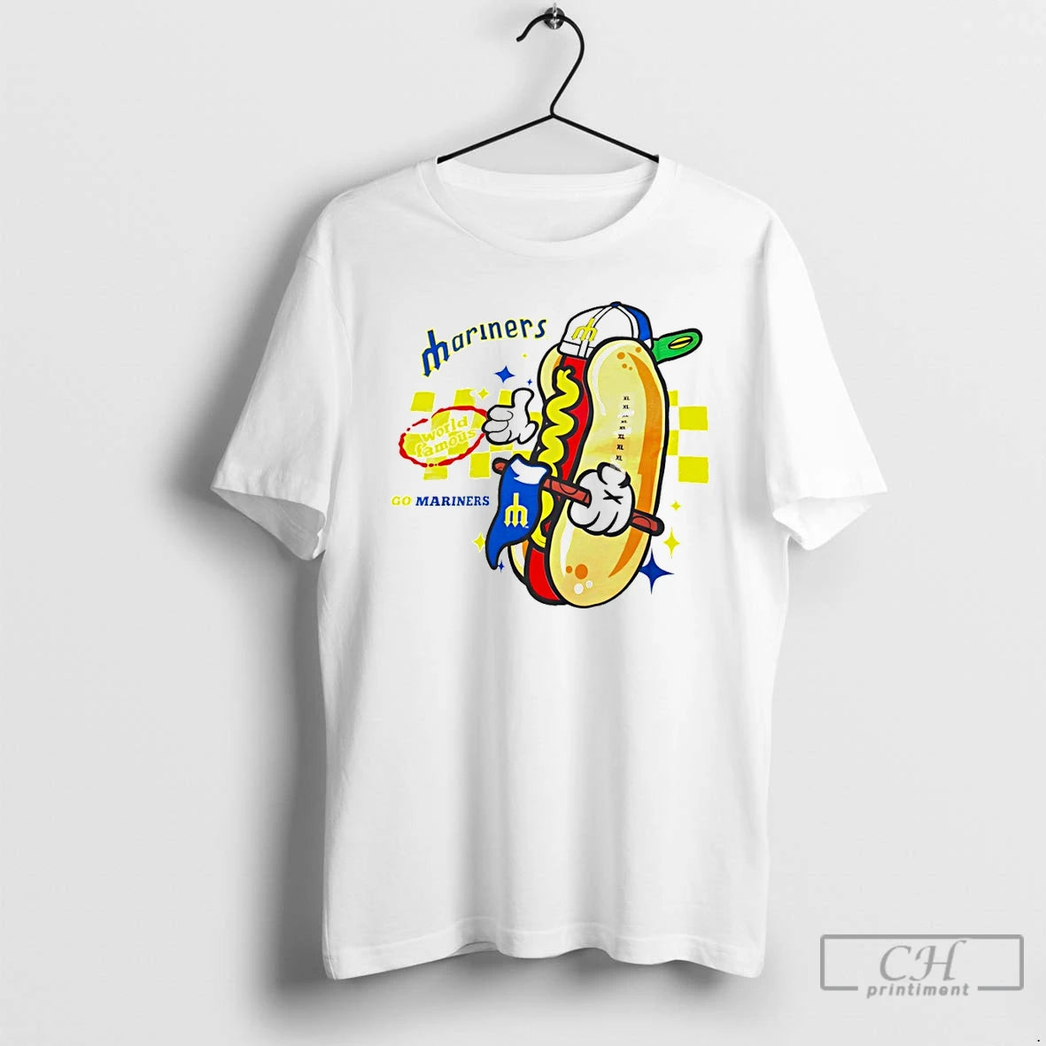Premium Hot Dog Trident Mariners Seattle Baseball World Famous Go Mariners