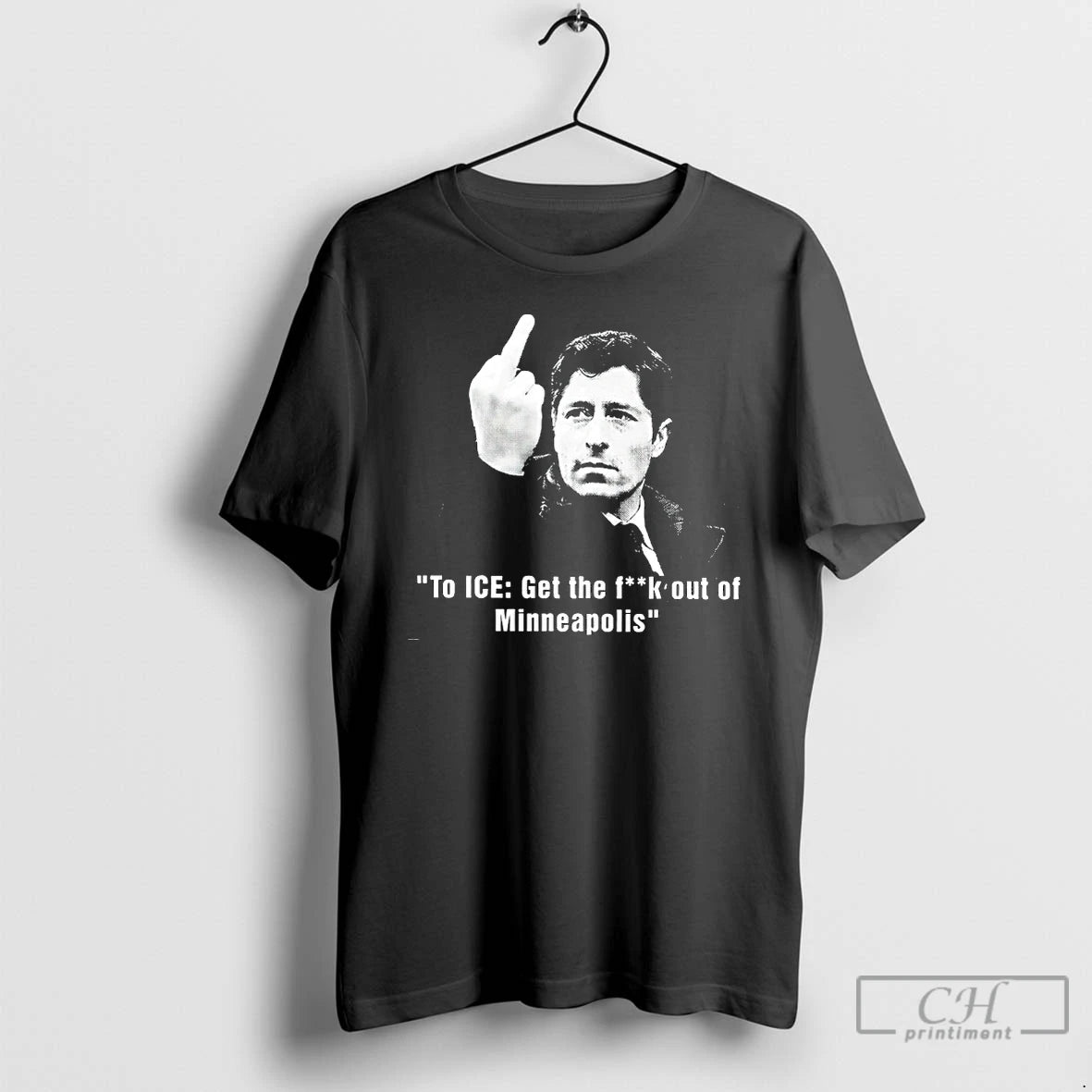Premium Jacob Frey Middle Finger To Ice Get The Fuck Out Of Minneapolis T Shirts