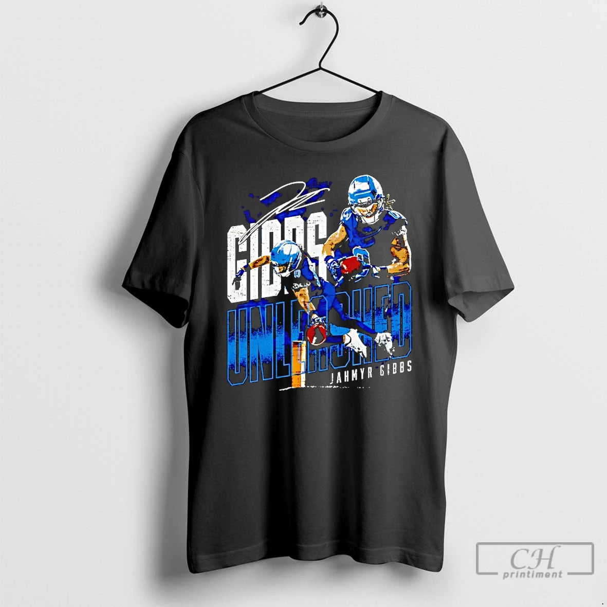 Premium Jahmyr Gibbs Detroit Lions Unleashed Signature