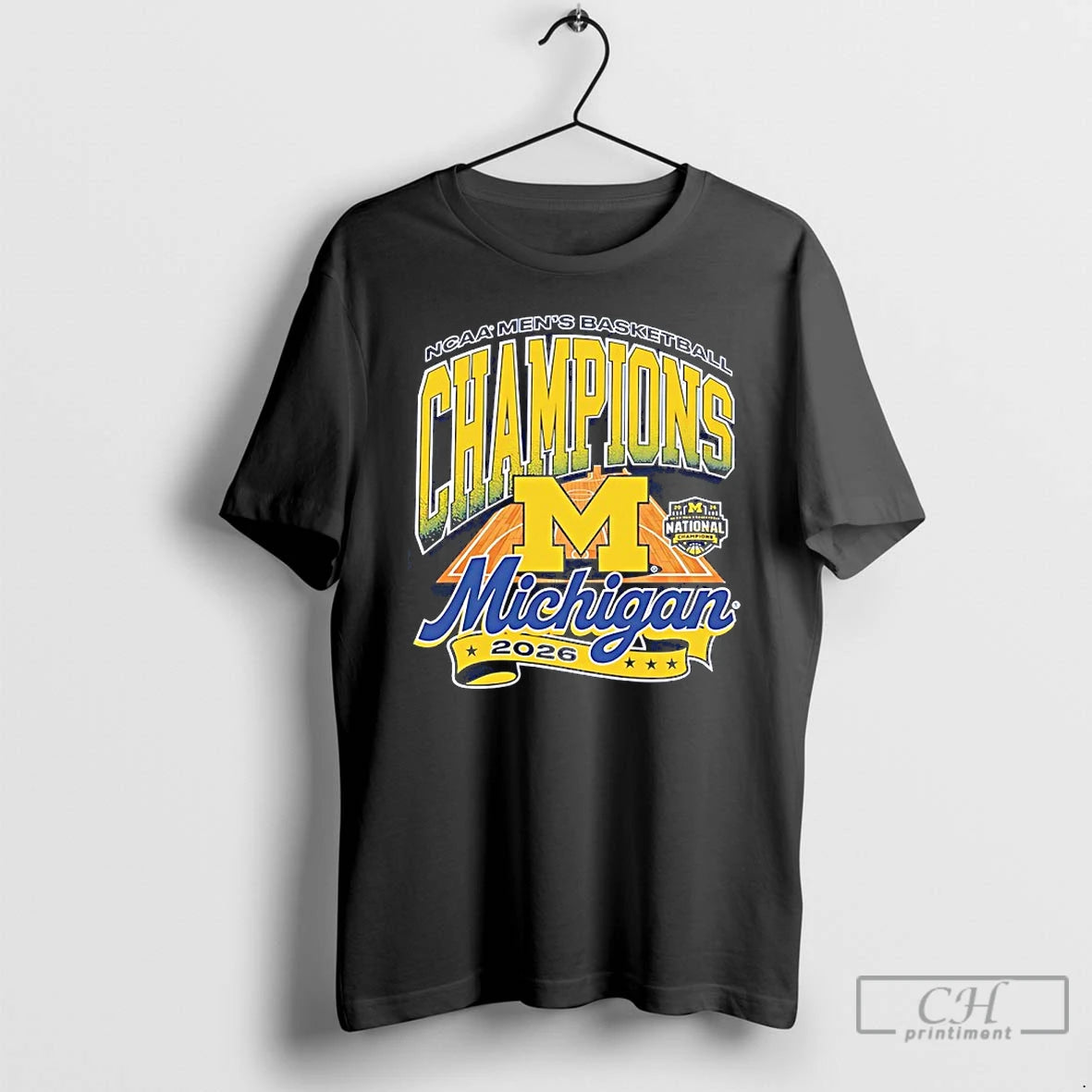 Premium Kizjpjuj Michigan Wolverines National Champions Mens Basketball Classic 2026