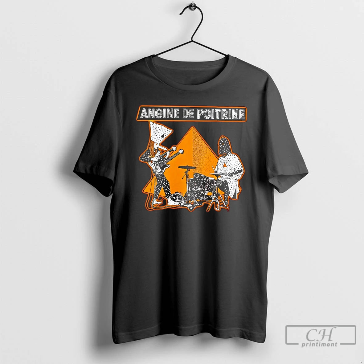 Premium Khn De Poitrine And Klek De Poitrine Angine De Poitrine Band 2026 T Shirts