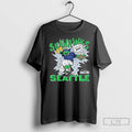 Premium Leonardo X Seattle Seahawks Turtle Power Bro