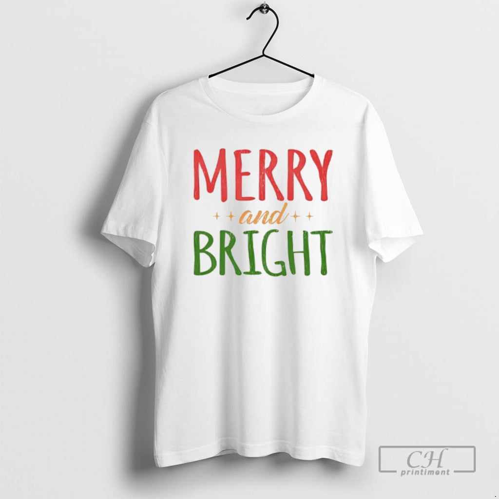 Premium Merry Bright Christmas Shirt Sweater