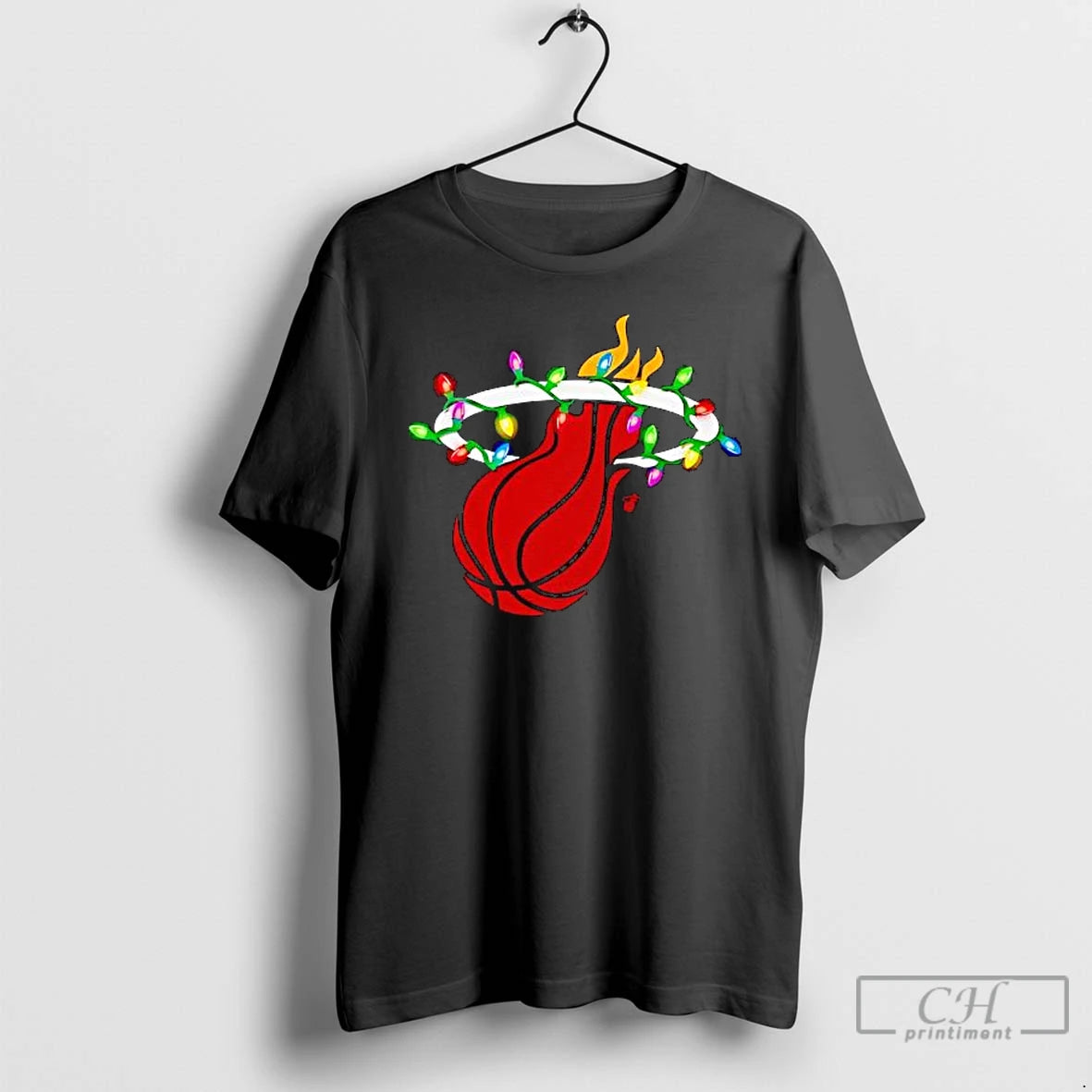 Premium Miami Heat Logo Lights Merry Christmas