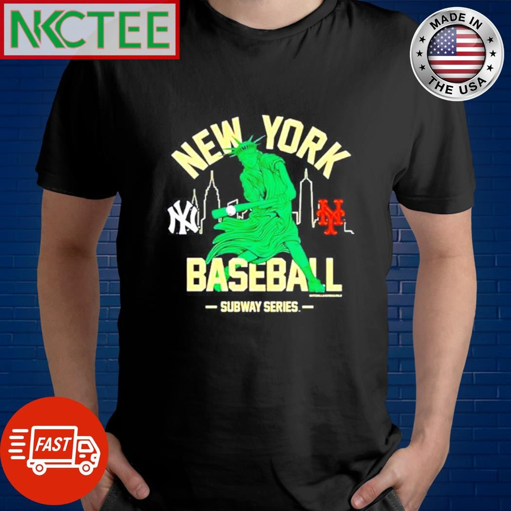 Premium New York Yankees Vs Mets baseball subway series Statue of Liberty shirt