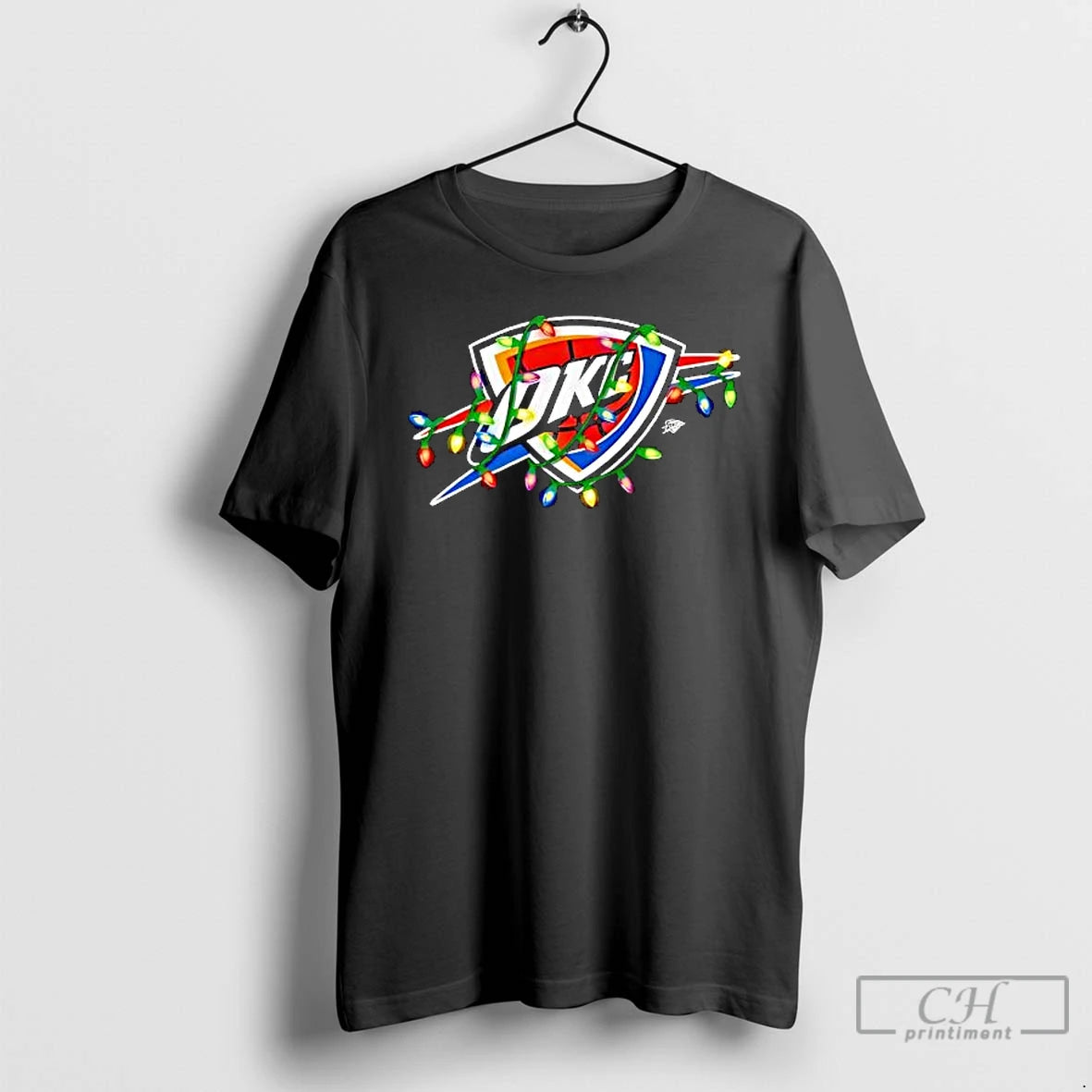 Premium Oklahoma City Thunder Logo Lights Merry Christmas