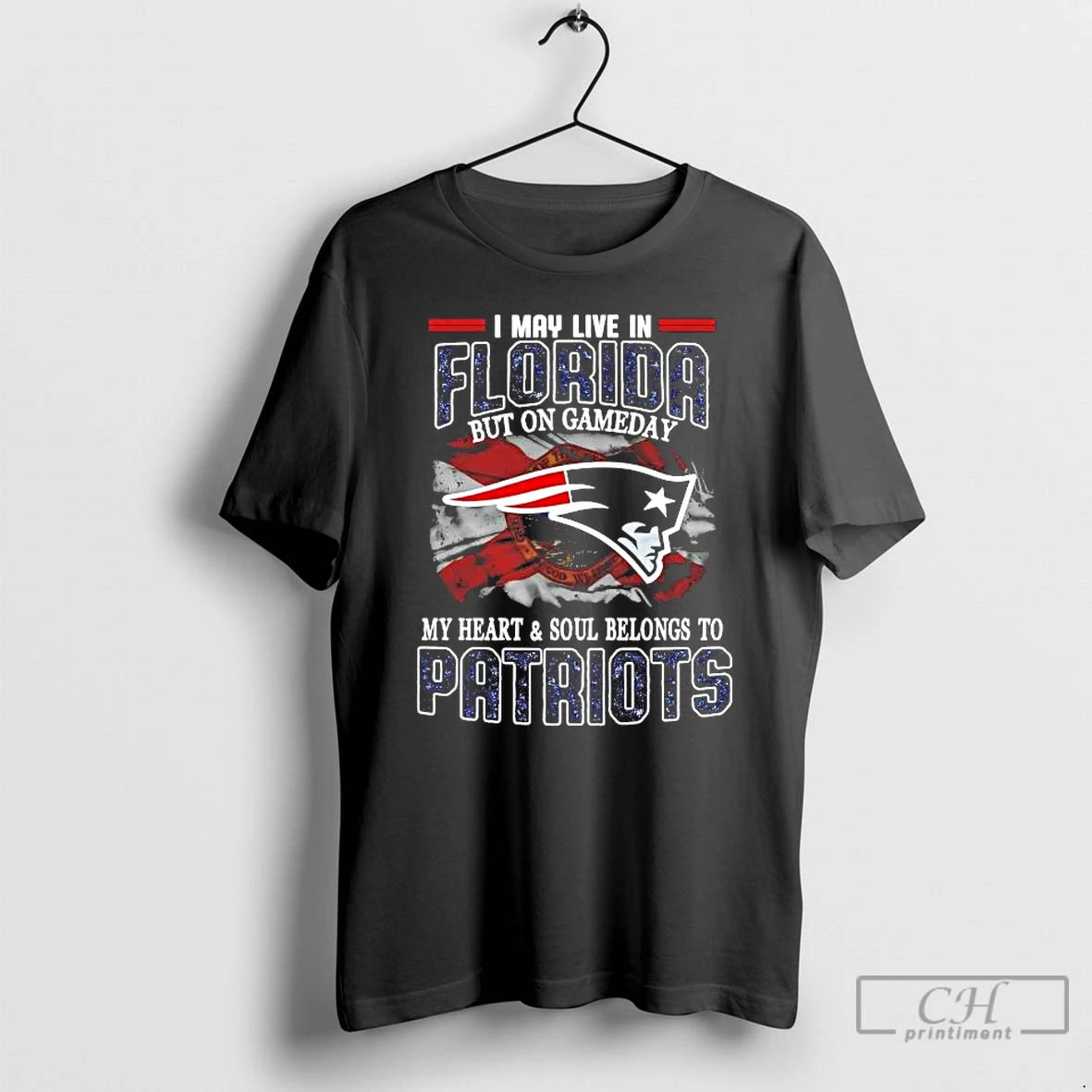 Premium On Gameday My Heart And Soul Belongs To Patriots I May Live In Florida