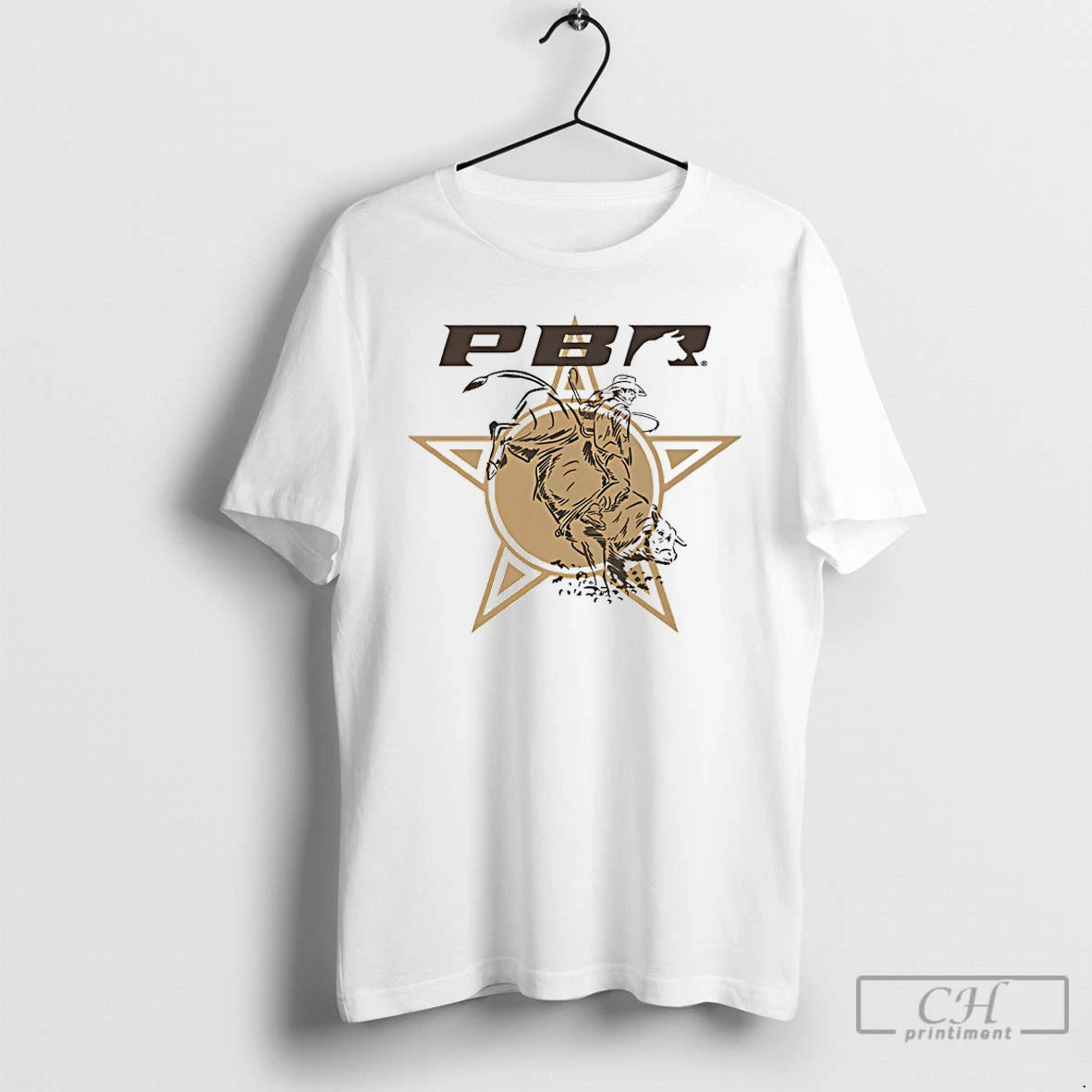 Premium Pbr Professional Bull Riders Star Stylized Logo
