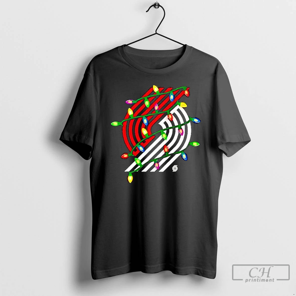 Premium Portland Trail Blazers Logo Lights Merry Christmas
