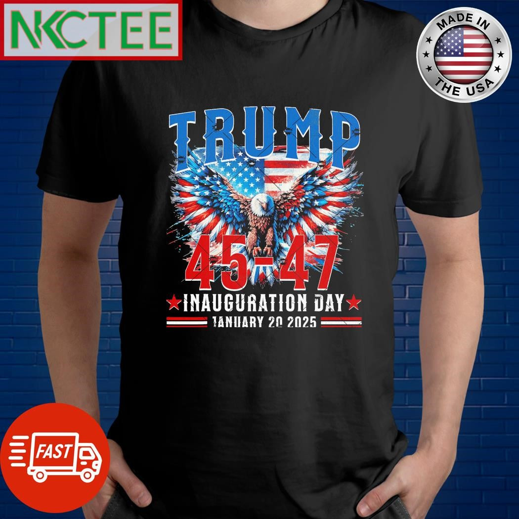 Premium President Donald Trump Inauguration Day 2025 Flag America Shirt