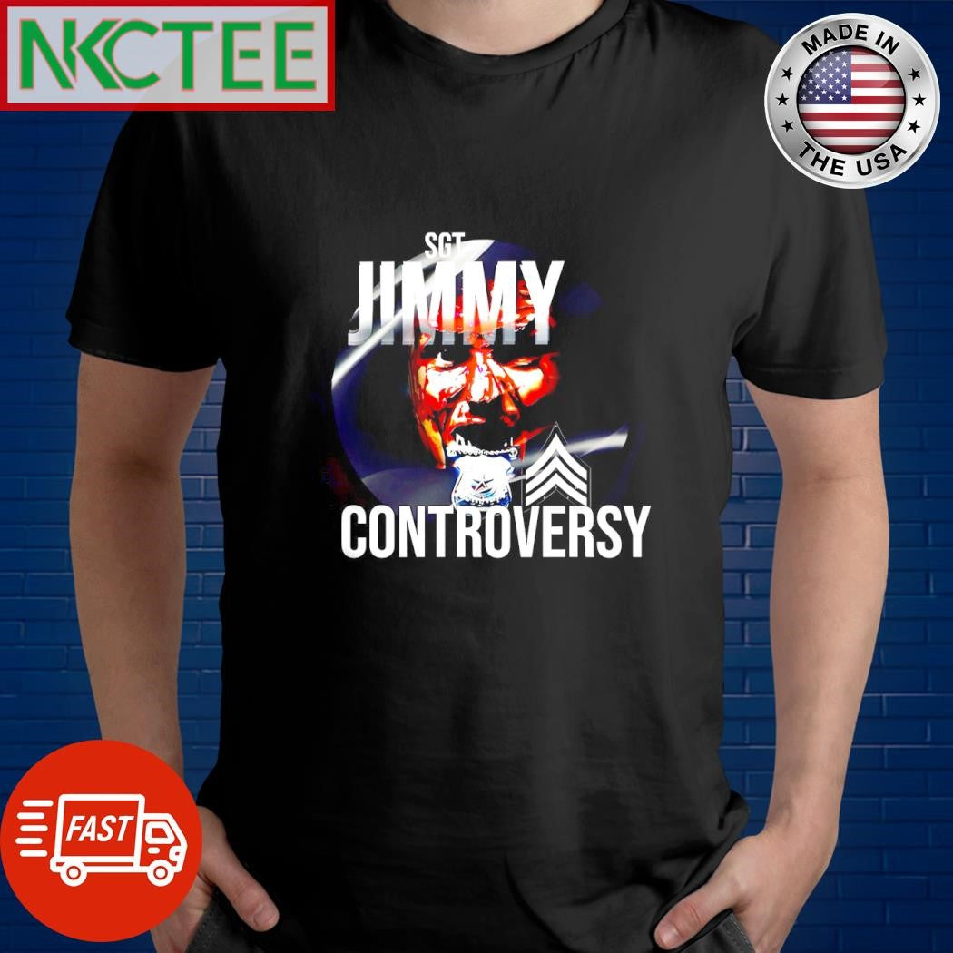 Premium SGT Jimmy Controversy police badge blood shirt
