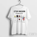 Premium Stop Racism Its Okay To Be Asian Black Arab Normal American Meme T Shirts