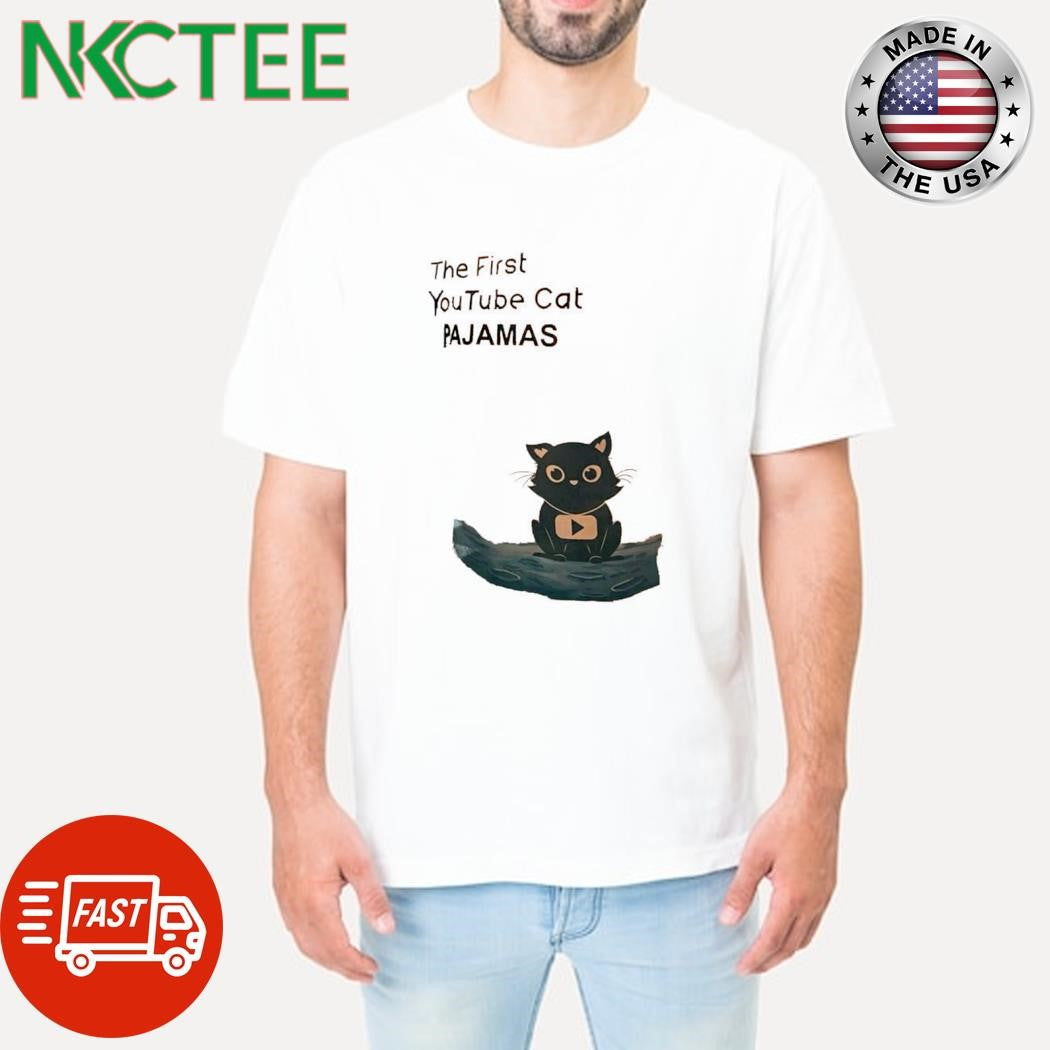 Premium The First Youtube Cat PAJAMAS shirt