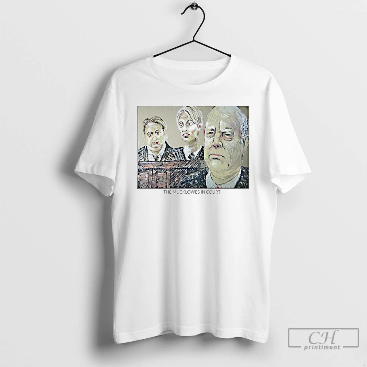 Premium The Mucklowes In Court Sketch