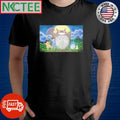Premium Totoro smile paint shirt