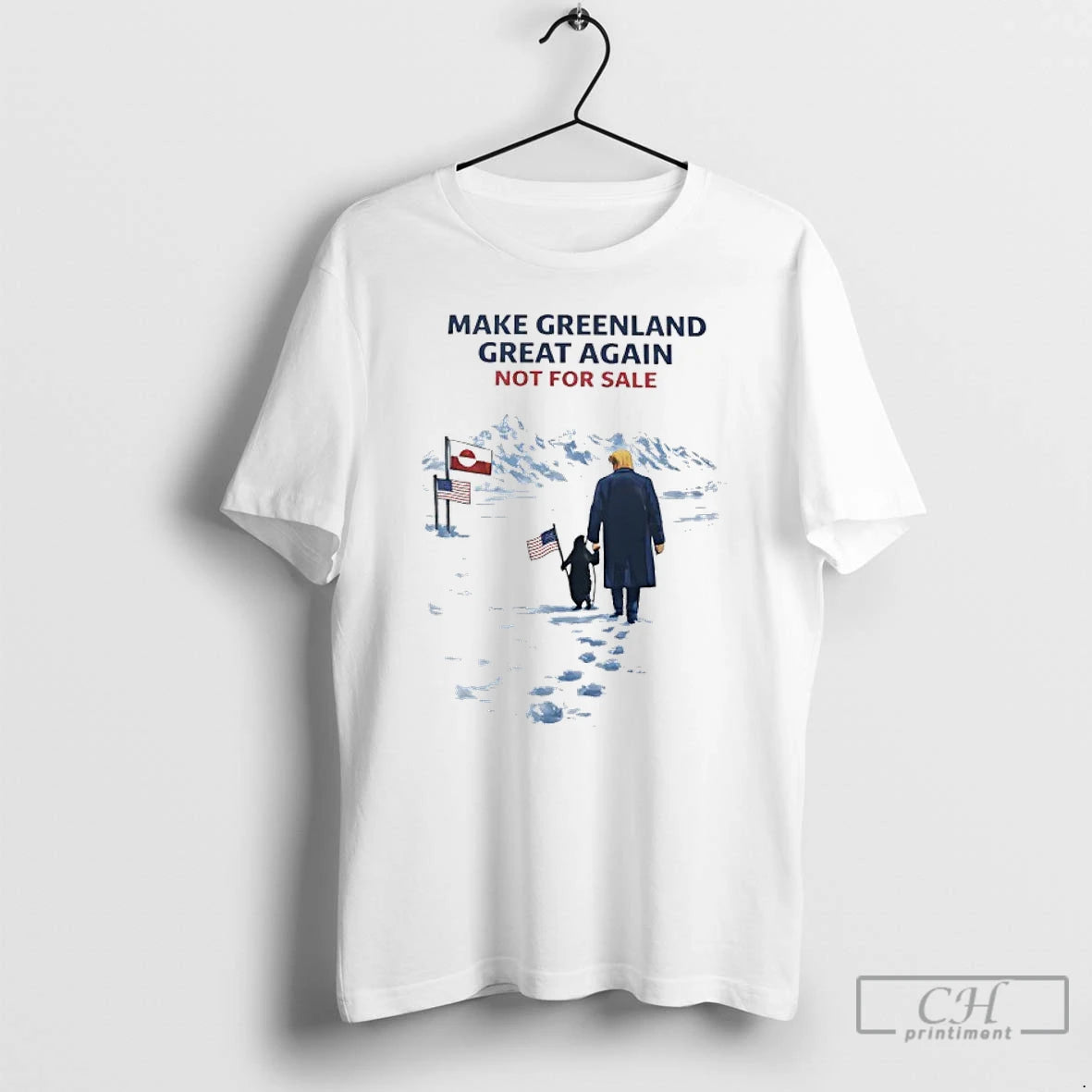 Premium Trump Penguin But Why Make Greenland Great Again Not For Sale T Shirts Sweater