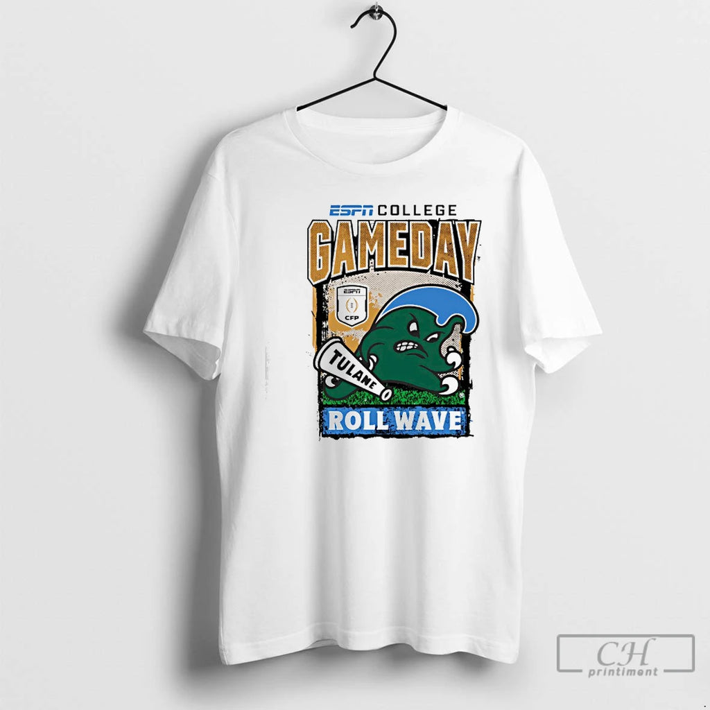 Premium Tulane Green Wave Espn College Gameday 2025 2026 College Football Playoff T Shirts Sweater