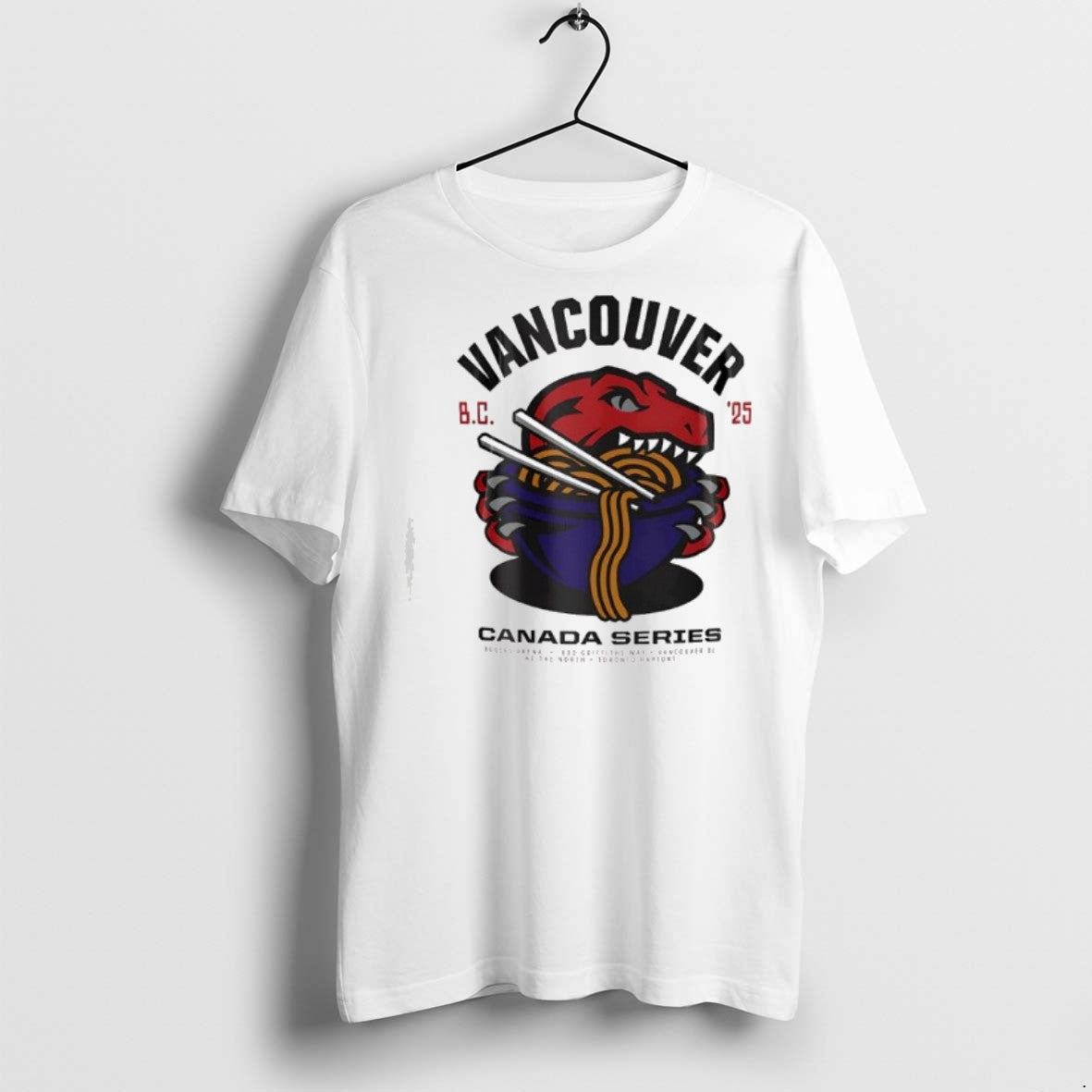 Premium Vancouver Canada Series 2025 Toronto Raptors Noodles T Shirts