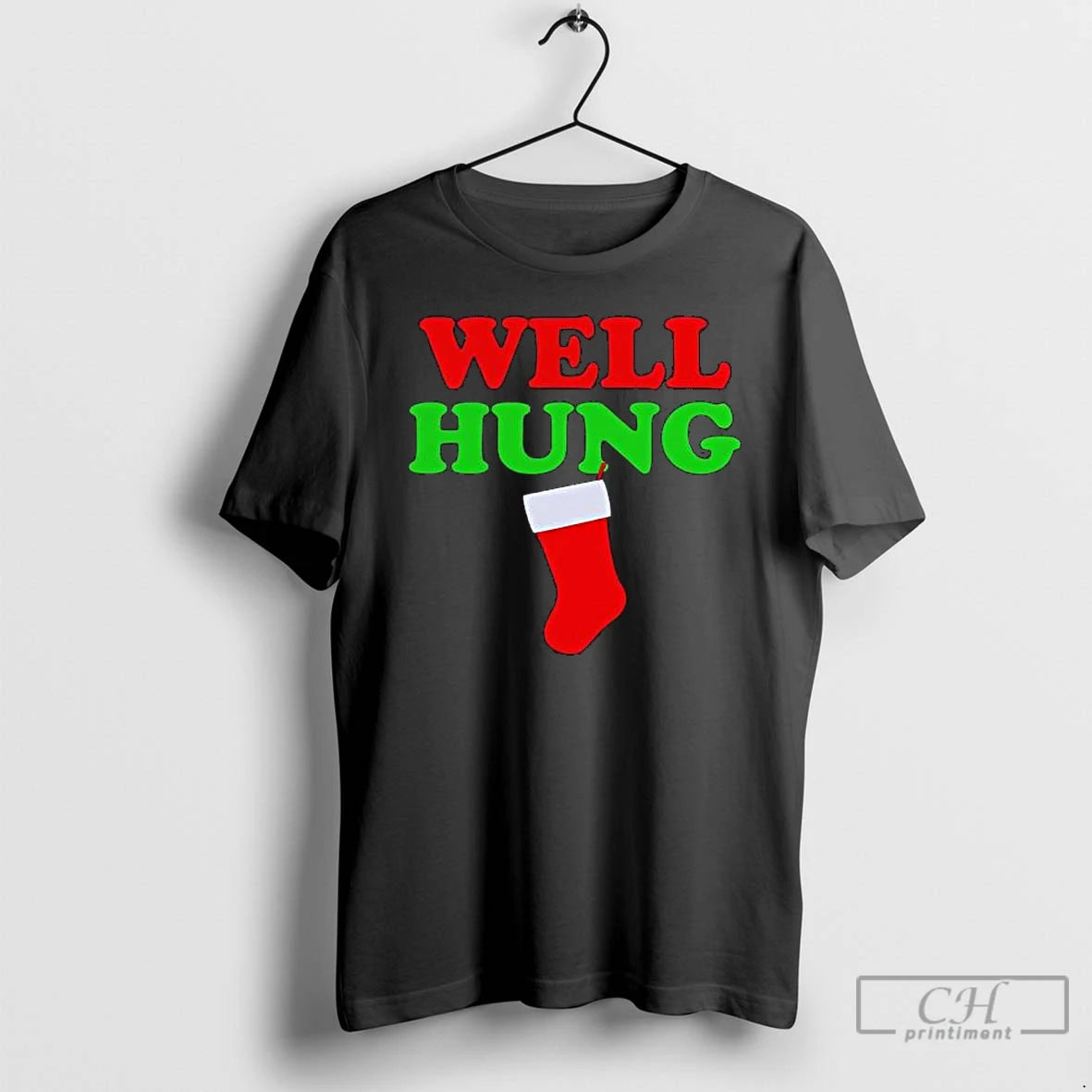 Premium Well Hung Christmas Stocking Graphic