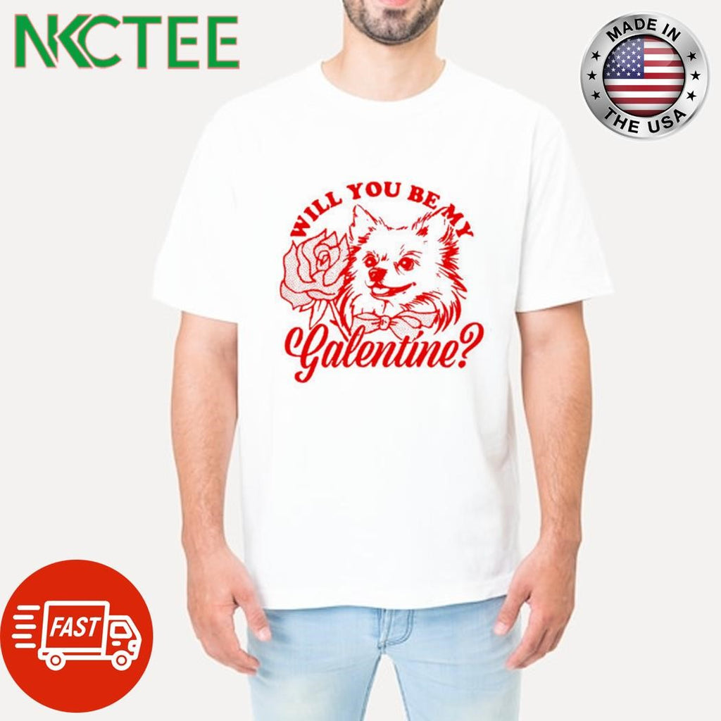 Premium Wiill You Be My Galentine dog shirt