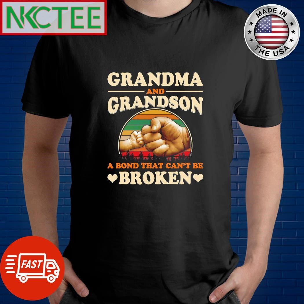 Premium grand ma and grand son a bond that can’t be broken hand to hand shirt